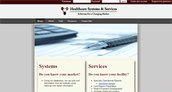 Desktop Screenshot of healthcaresystemsandservices.com